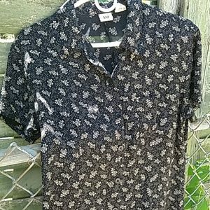 Gap Vintage loose-fit floral shirt dress M to XL